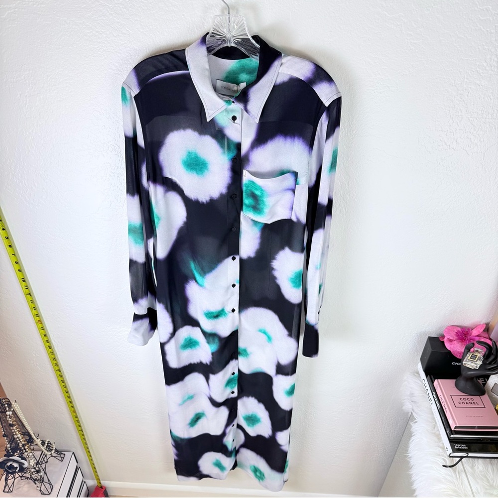 NWT Christian Wijnants DANE Dress/ Duster/White,Green,Purple,Poppy/40(8,10)